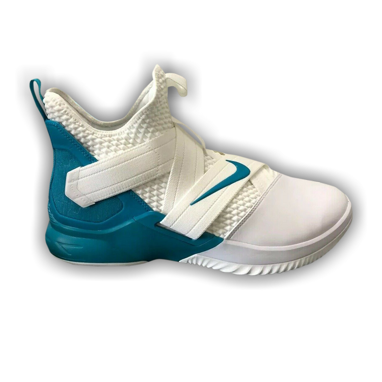 Buy LeBron Soldier 12 TB White Turquoise AT3872 116 GOAT CA