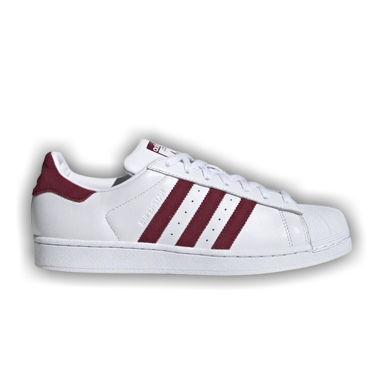 adidas SUPERSTAR バーガンディ 265mm adidas Superstar XLG Shoes - Burgundy | Free Shipping with