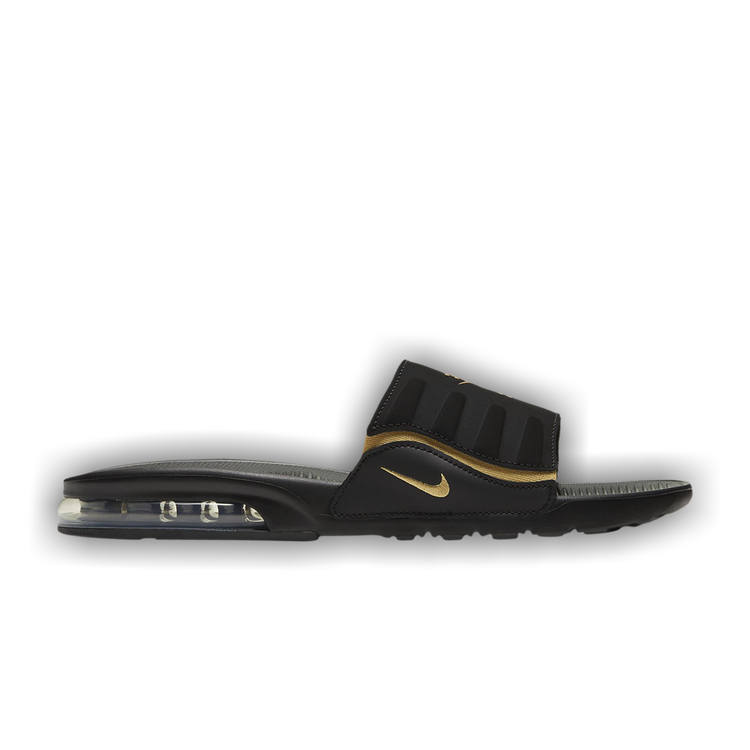 nike air max camden slide black and gold