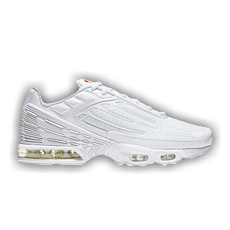 Nike CW1417-100 Air Max Plus III Mens Lifestyle Shoe - White/White