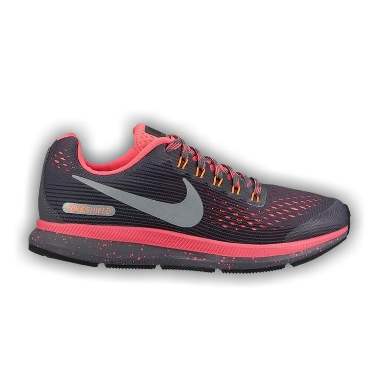 Buy Nike Air Zoom Pegasus 34 Shield GS 'Dark Grey Pink' - 922849