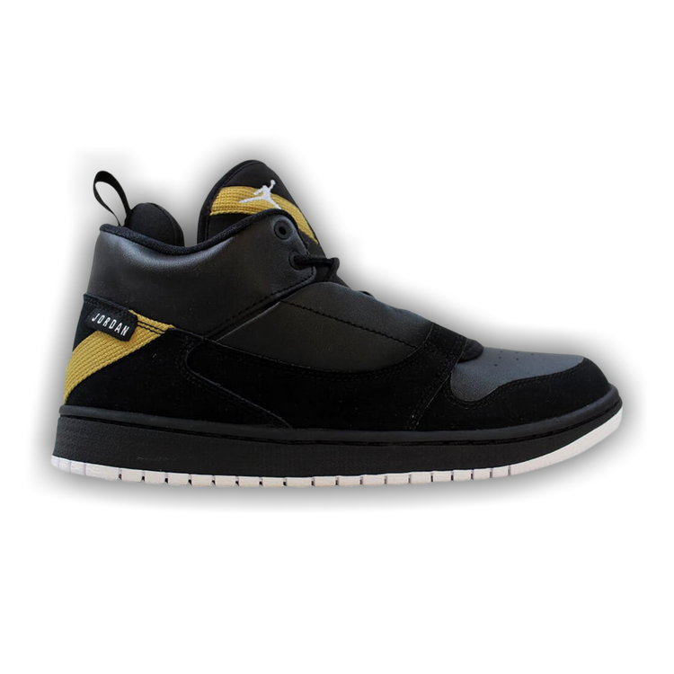 Jordan fadeaway black and gold best sale