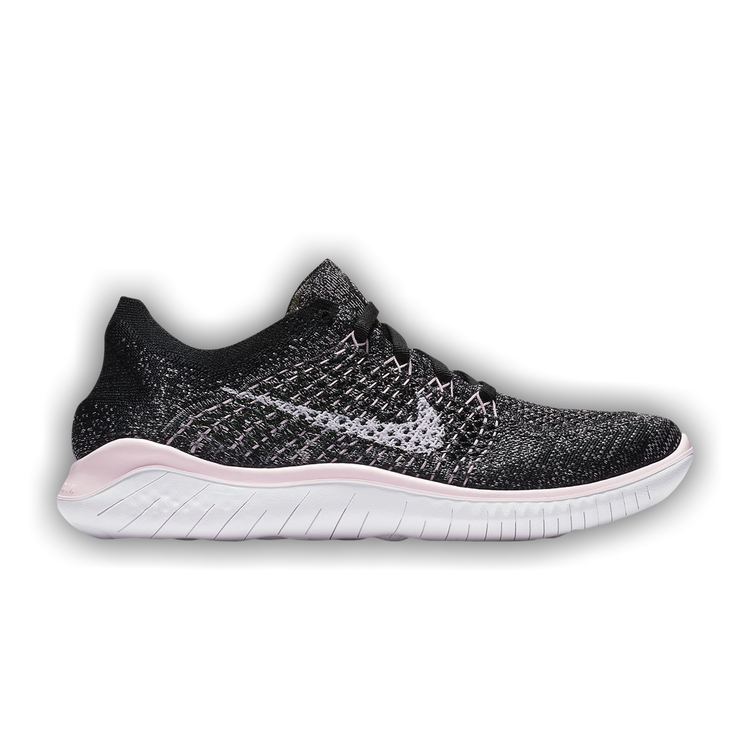 Free rn flyknit deals 2018 - black/white/pink