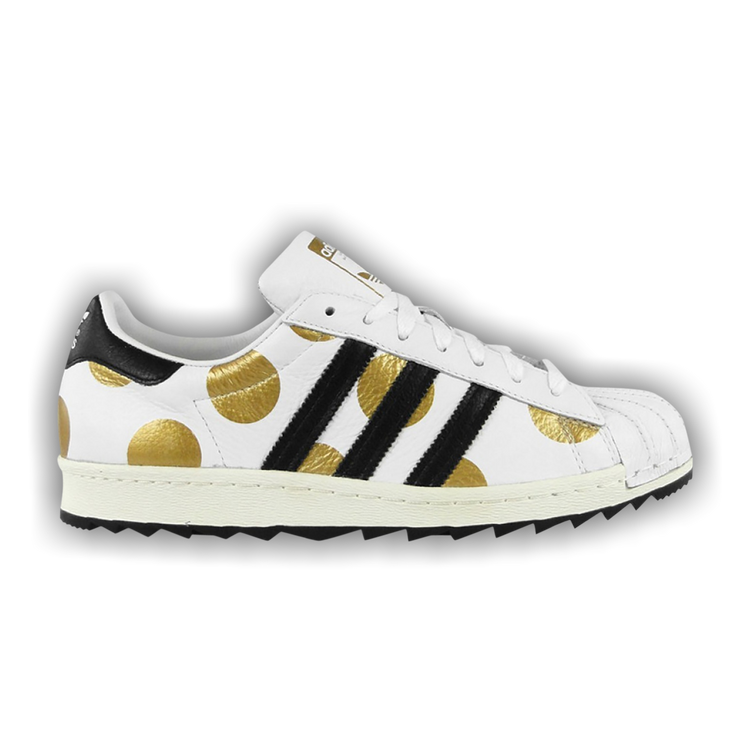 Buy Jeremy Scott x adidas Superstar 80s Ripple 'Metallic Gold Polka Dots' -  G61527 | GOAT