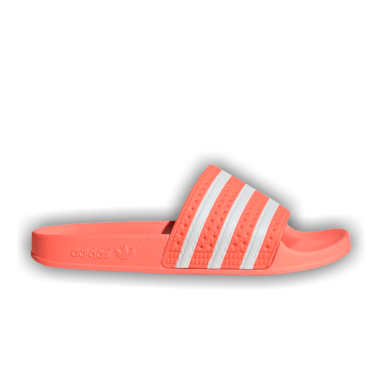 Adidas flip flops orange on sale
