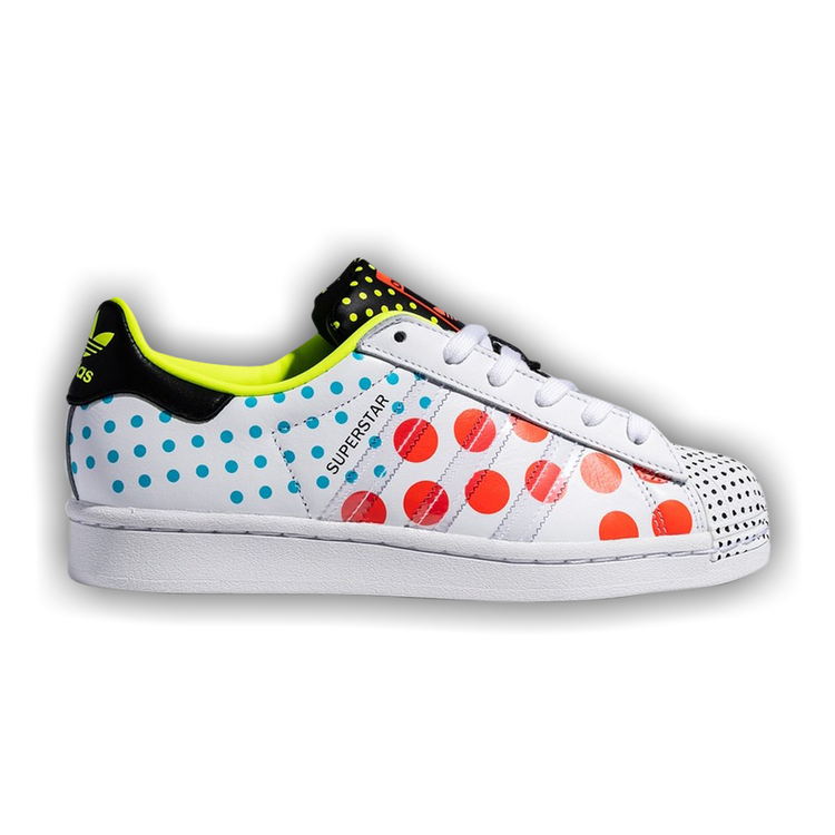 Buy Superstar 'Solar Red Polka' - FX7777 | GOAT
