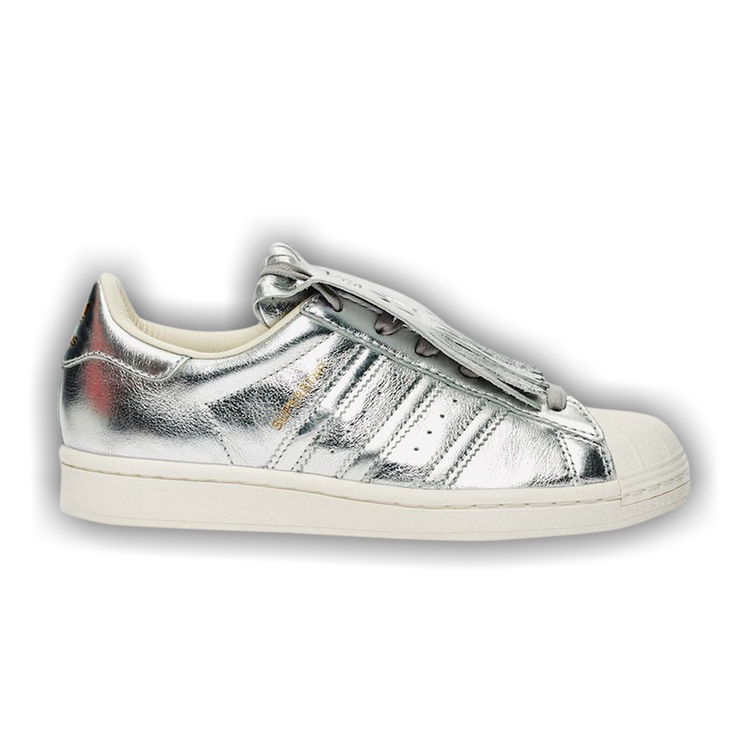 Superstar metallic hotsell silver toe