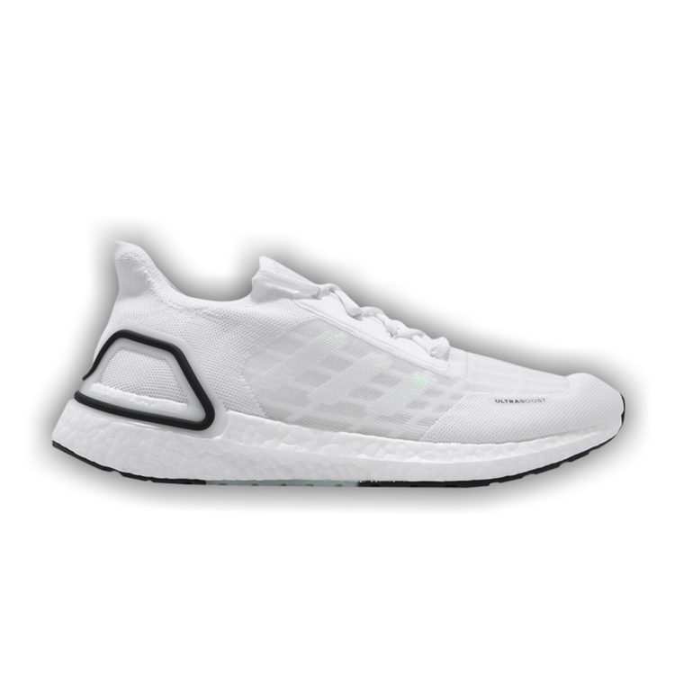 adidas gazelle silver green womens adidas Originals White & Green Ultraboost 22 Sneakers