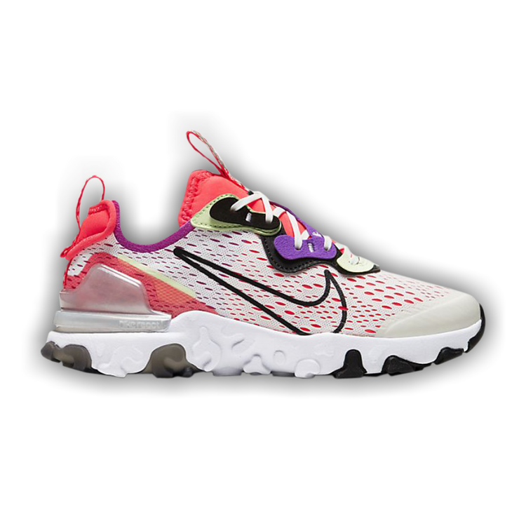 white nike react vision junior