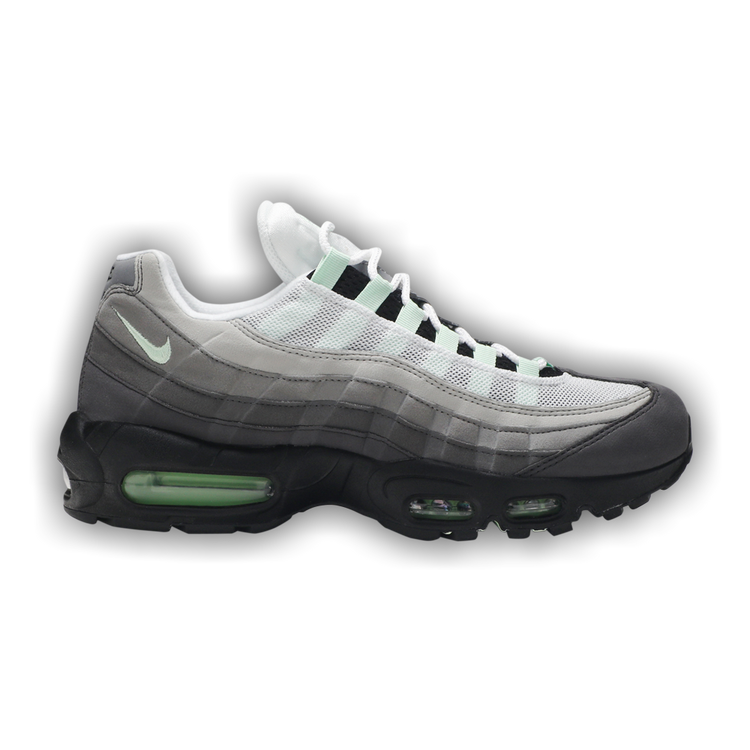 green black and white air max 95