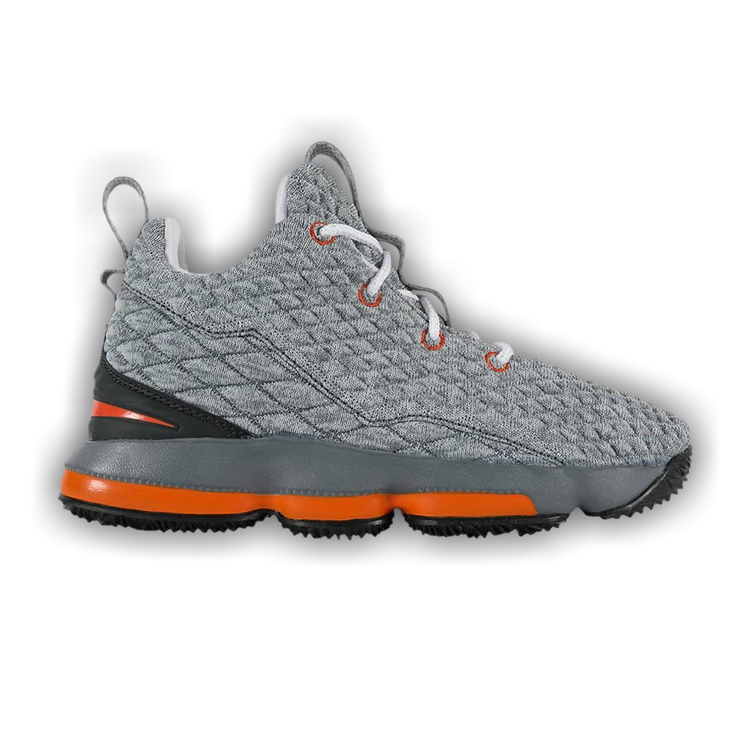 Buy LeBron 15 PS Grey Orange 922812 080 GOAT