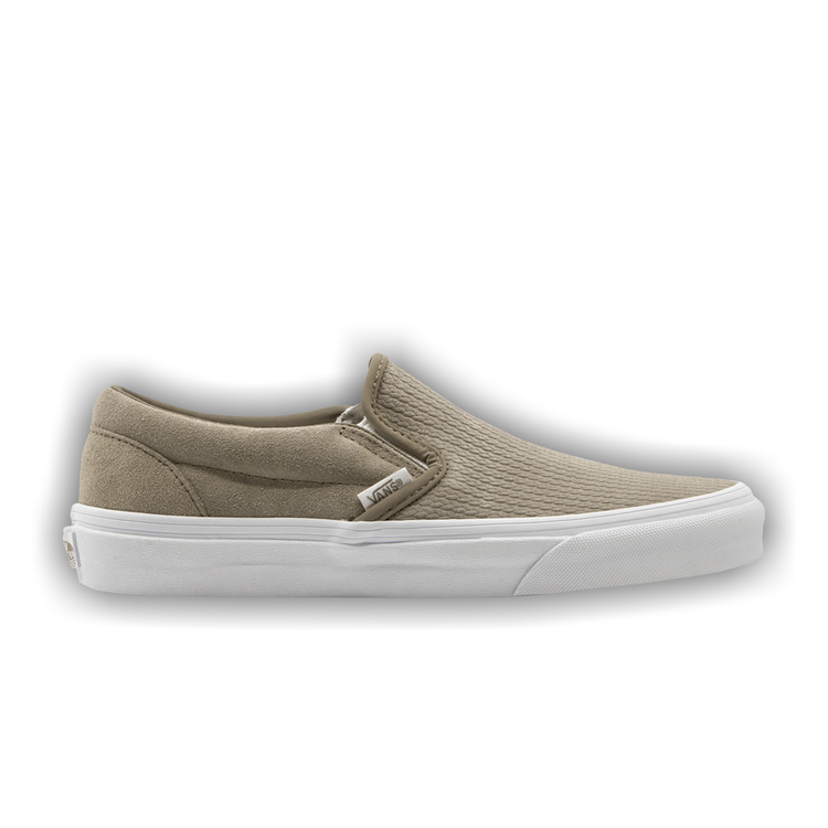 Vans desert taupe slip on top