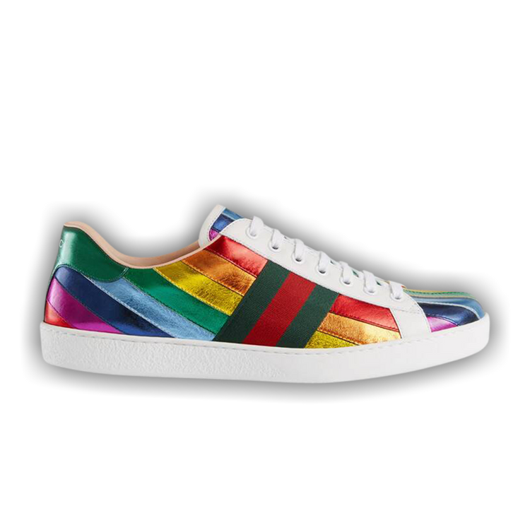 Gucci ace rainbow discount sneakers