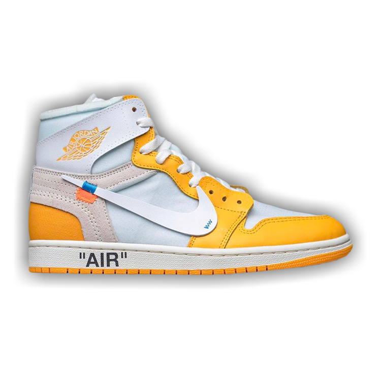 canary yellow jordan 1 off white release date