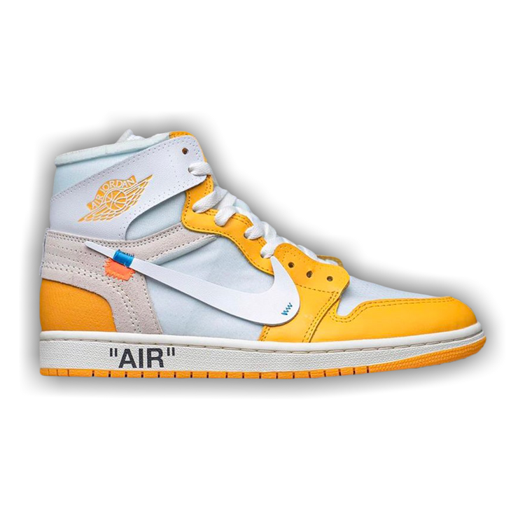 OFF-WHITE x Air Jordan 1 Canary Yellow •