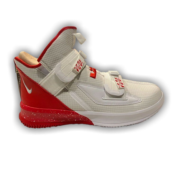 Buy LeBron Soldier 12 TB White University Red BQ5553 110 GOAT CA