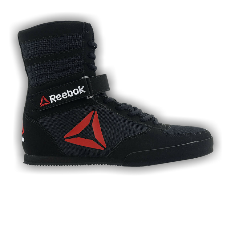 Reebok boxing shoes black and red store