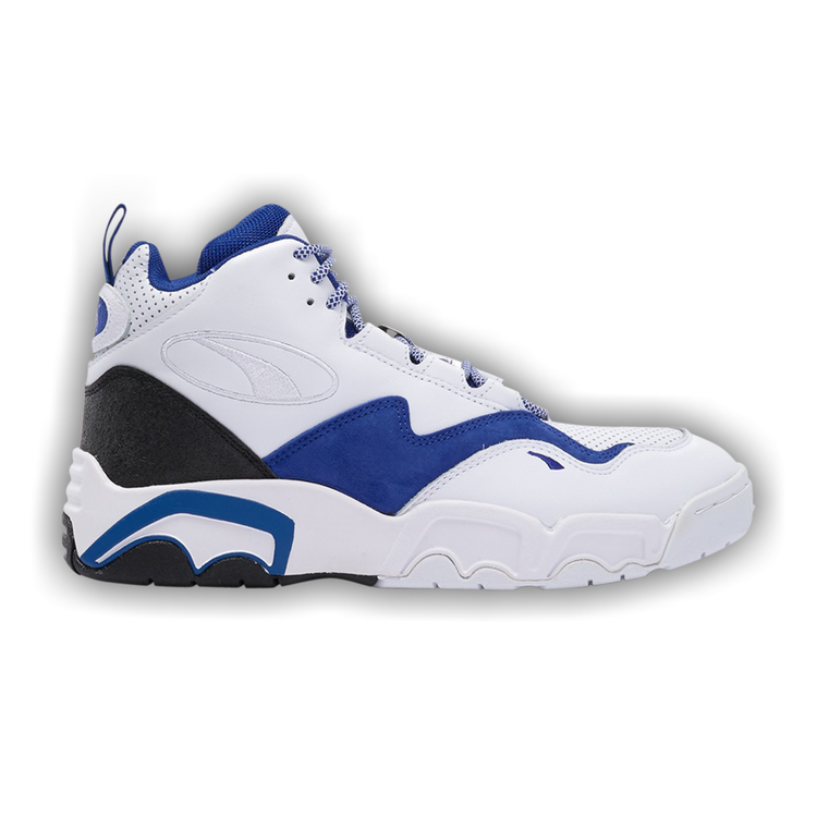 Buy Source Mid Retro 2 White Blue 371546 01 GOAT