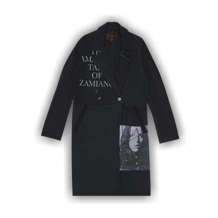 Buy Undercover Zamiang Coat 'Black' - 0611 1SS0603ZC BLAC | GOAT