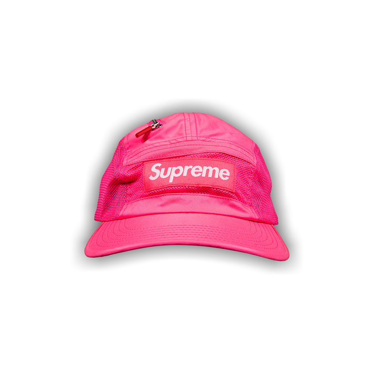 Supreme Zip Mesh Camp Cap 'Bright Pink 