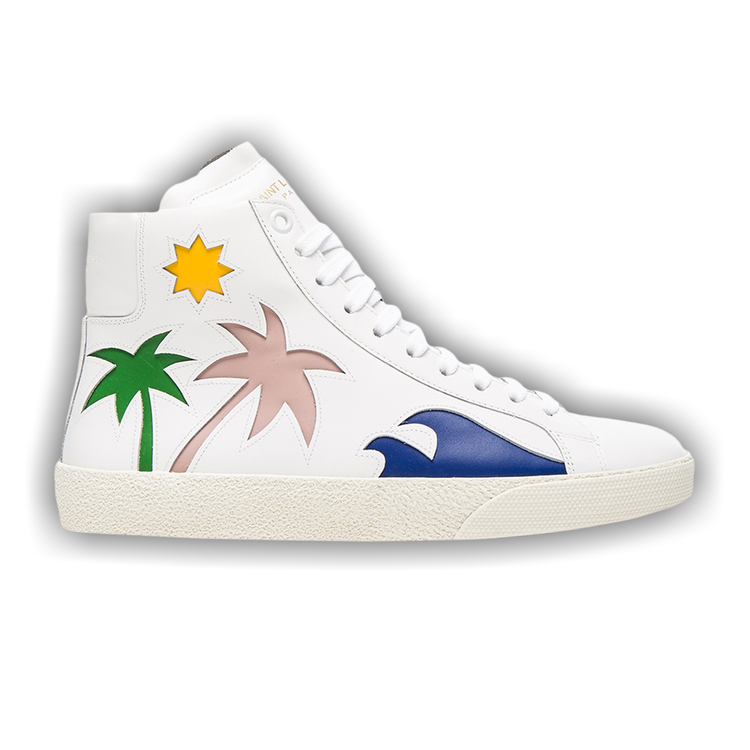Saint laurent palm tree sneakers shop