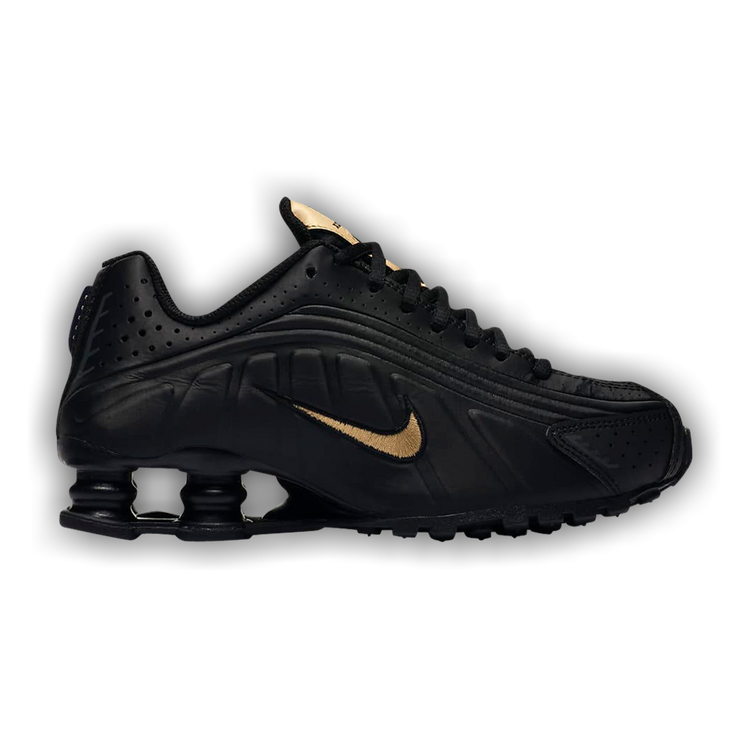 Black and gold nike shox on sale