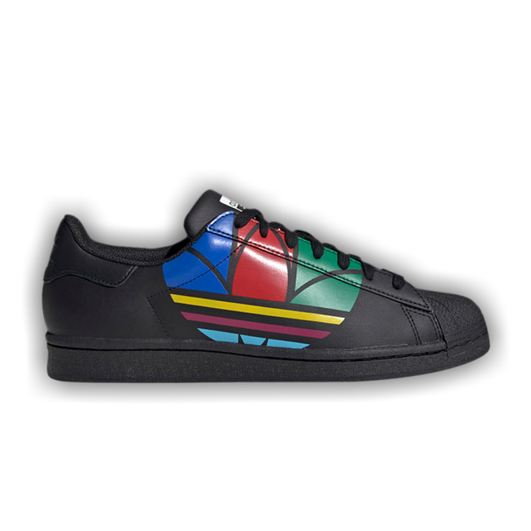 Adidas Originals Superstar Pure Colorful Trefoil Core Black