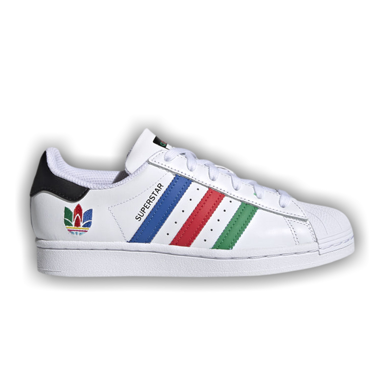 Buy Superstar J 'Colorful Stripes - Cloud White' - FW5236 | GOAT