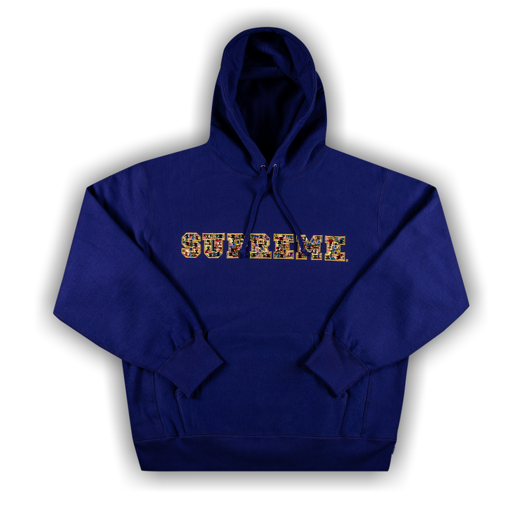 Buy Supreme Jewels Hooded Sweatshirt 'Dark Royal' - FW20SW33 DARK