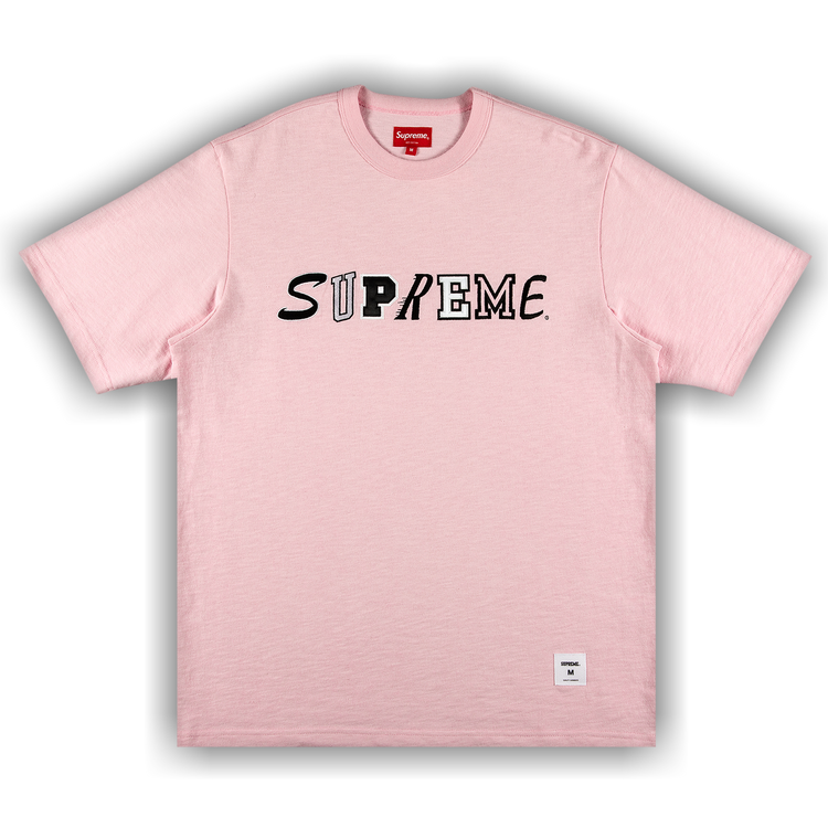 Buy Supreme Collage Logo Short-Sleeve Top 'Pink' - FW20KN76