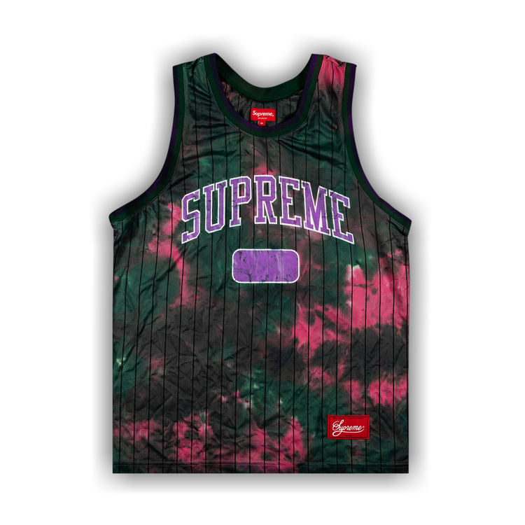 Supreme Dyed Basketball Jersey 'Green'