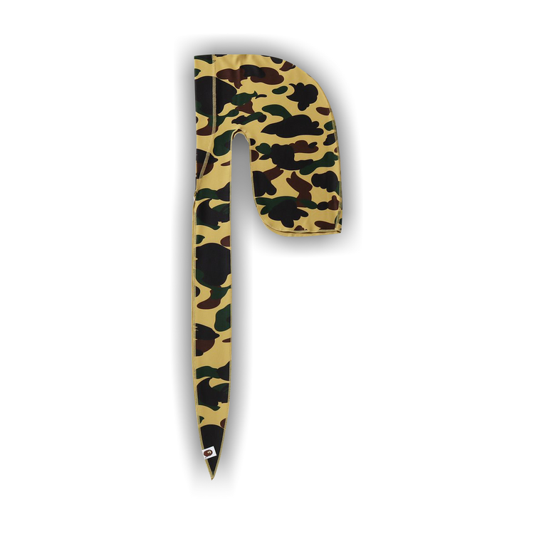 A BATHING APE アベイシング Durag ドゥーラグ イエローカモ A BATHING APE アベイシング Durag ドゥーラグ イエローカモ