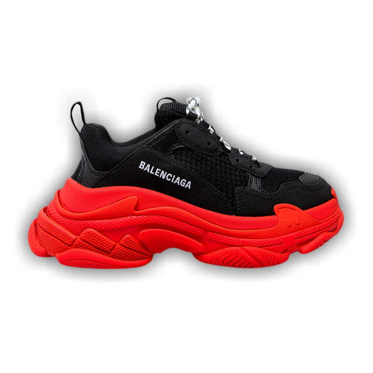 Buy Balenciaga Triple S Sneaker Black Red 536737 W2FZ1 1060 GOAT