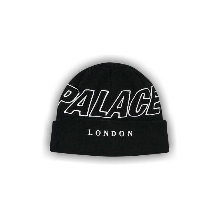 Palace London Beanie 'Black' | GOAT