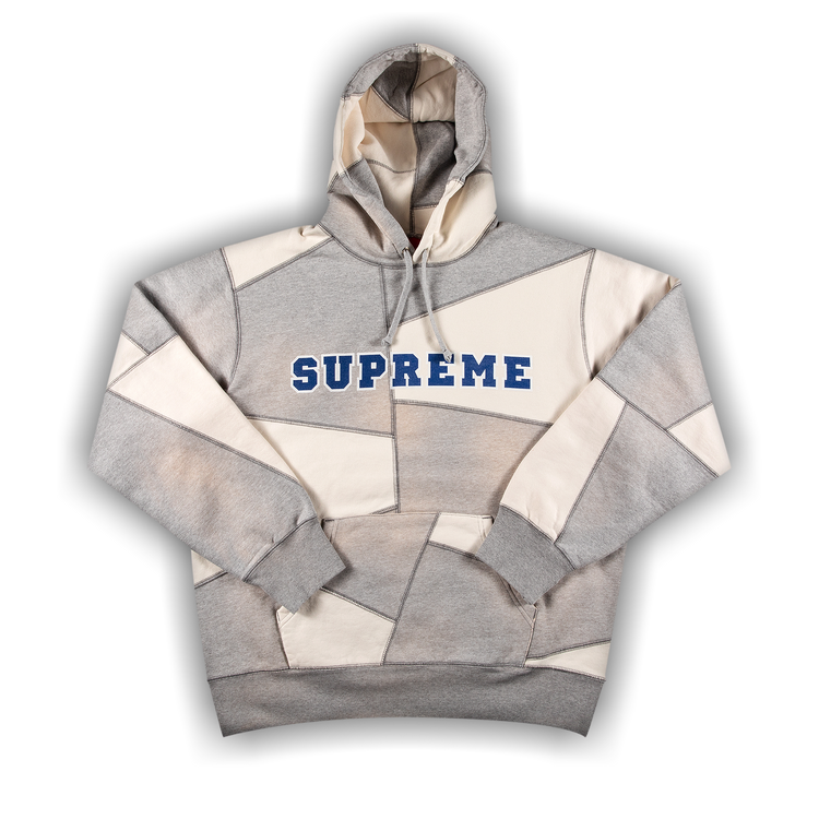 ＦＷ20/ 国内発送 Supreme Patchwork Hooded Sweatshirt Supreme Patchwork Hooded Sweatshirt (FW20) - $178