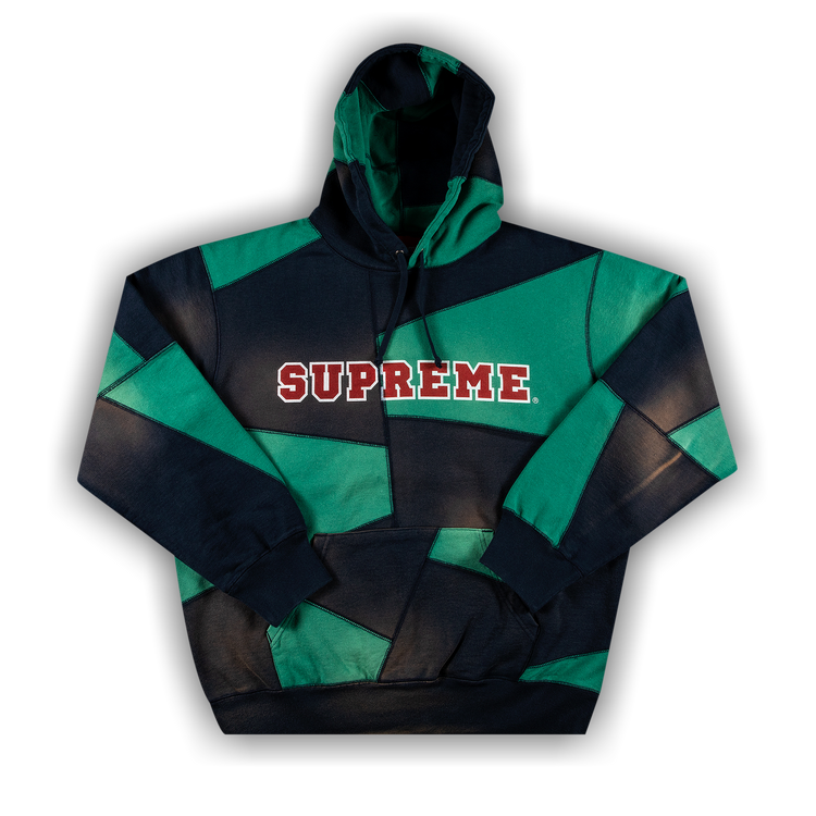 Buy Supreme Patchwork Hooded Sweatshirt Navy FW20SW16 NAVY GOAT CA