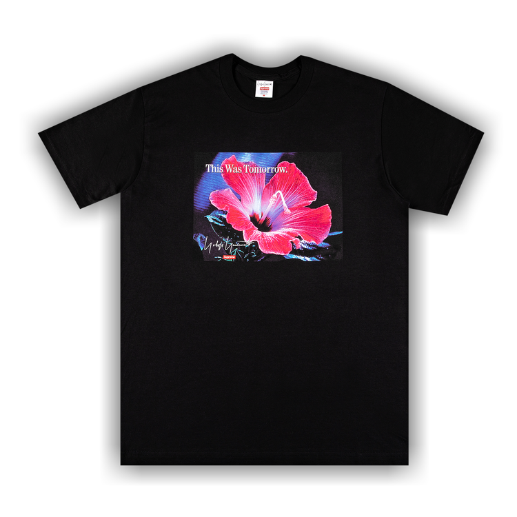 Supreme x Yohji Yamamoto This Was Tomorrow Tee 'Black'