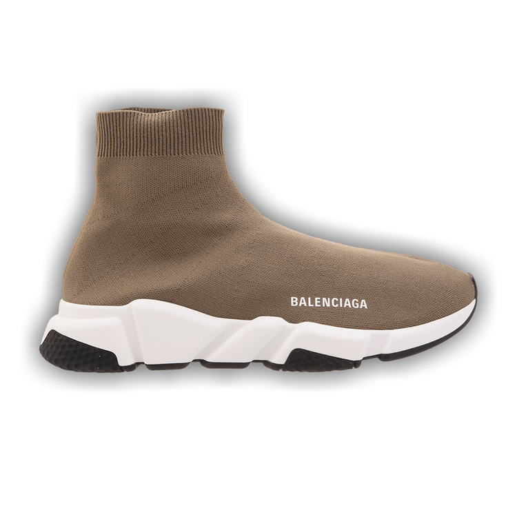 Speed trainers Balenciaga Beige size 37 EU in Polyester - 25759911