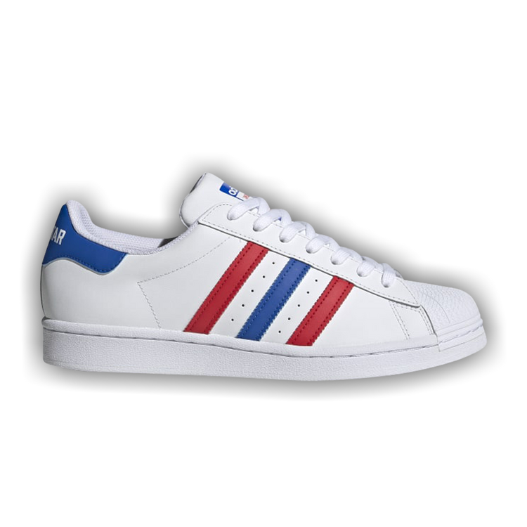 Buy Superstar White Red Blue FV3033 GOAT
