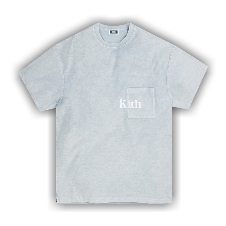 Buy Kith Quinn Tee 'Light Indigo' - KH3833 109 | GOAT