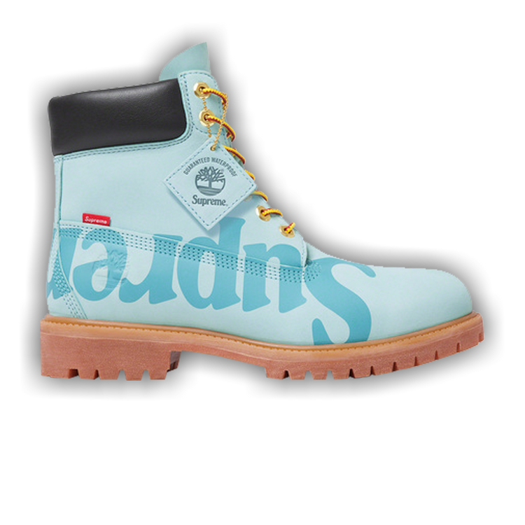 Supreme X Timberland Premium Waterproof Boot Light Blue