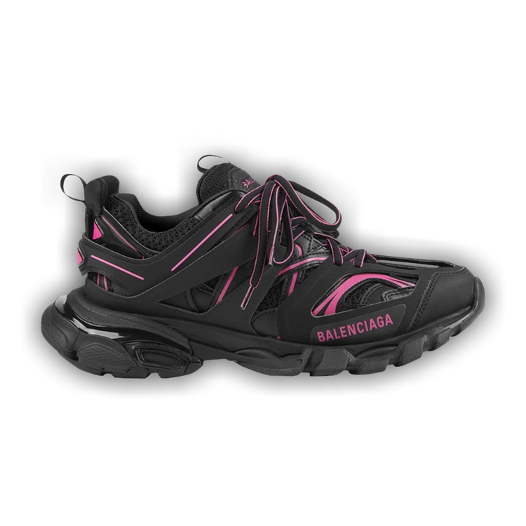 Black and top pink balenciaga runners