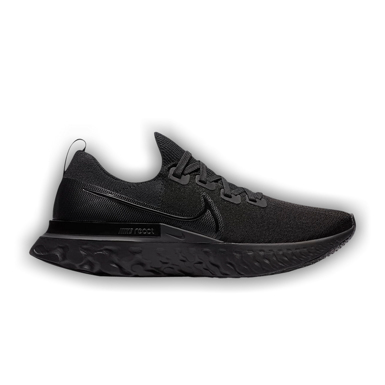 Nike React Infinity Run ブラック Nike React Infinity Run Flyknit Triple Black Men's - CD4371
