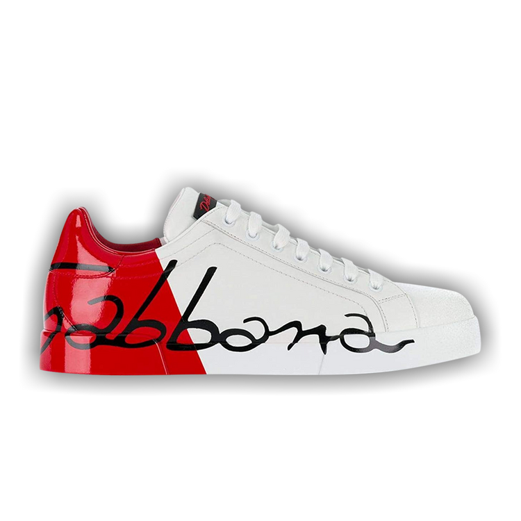 Dolce gabbana shoes clearance red and white