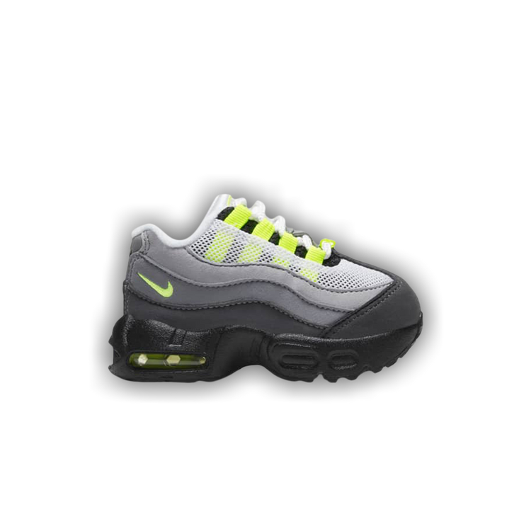 スニーカー NIKE AIRMAX 95 TD NEON 14cm Nike Air Max 95 OG Neon 2020 TD CZ0949-001 ベビー 8~14
