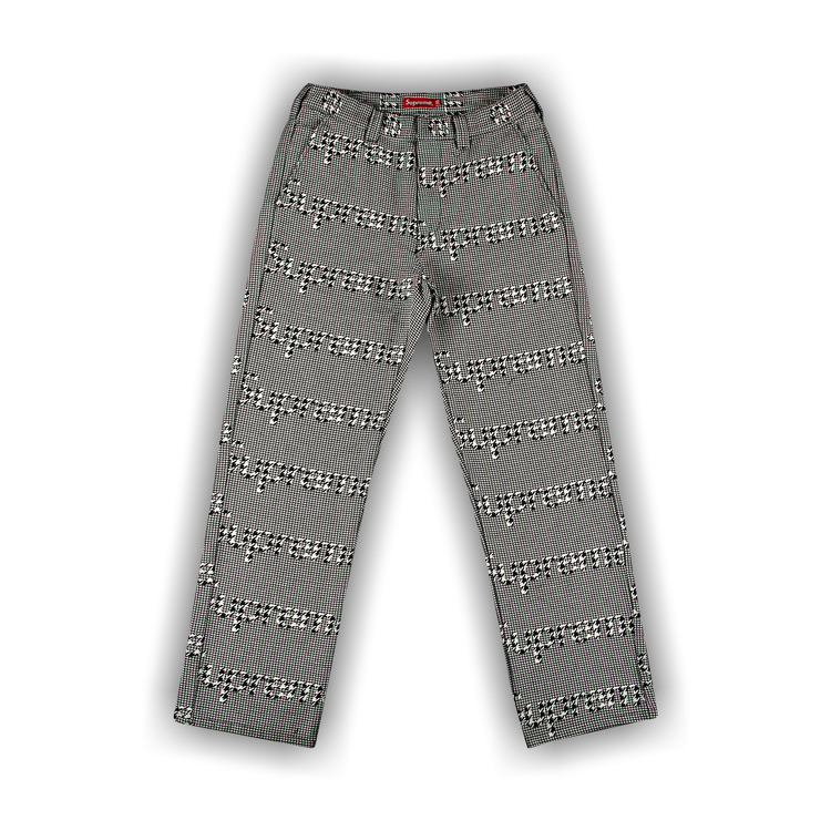 Supreme Work Pant 'Brown Houndstooth'