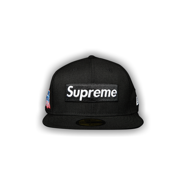 美品　Supreme World Famous Box Logo NewEra キャップ 帽子 メンズ 通販安い