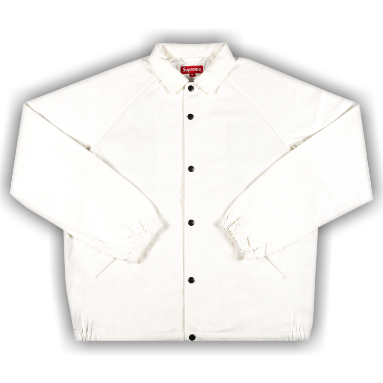 Supreme x ANTIHERO Snap Front Twill Jacket 'White' | GOAT