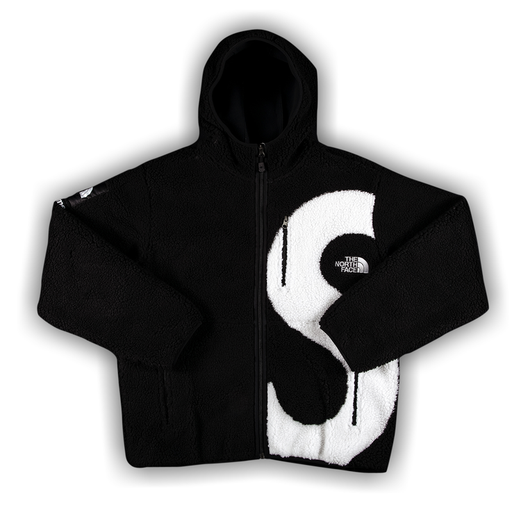 Supreme x The North Face S Logo Hooded Fleece Jacket 'Black'