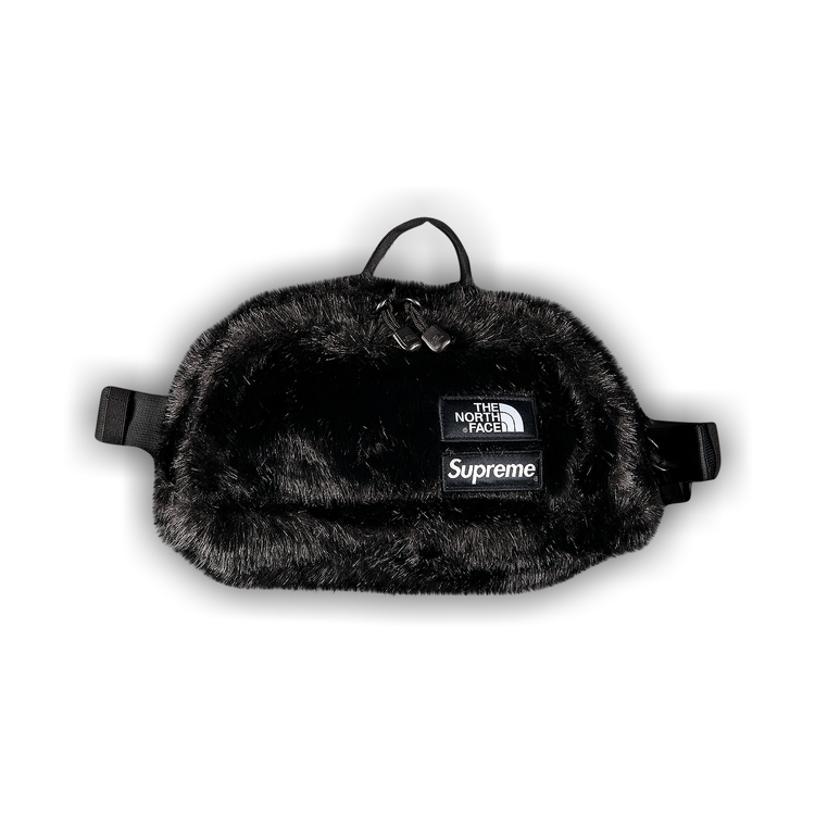 Buy Supreme x The North Face Faux Fur Waist Bag 'Black 